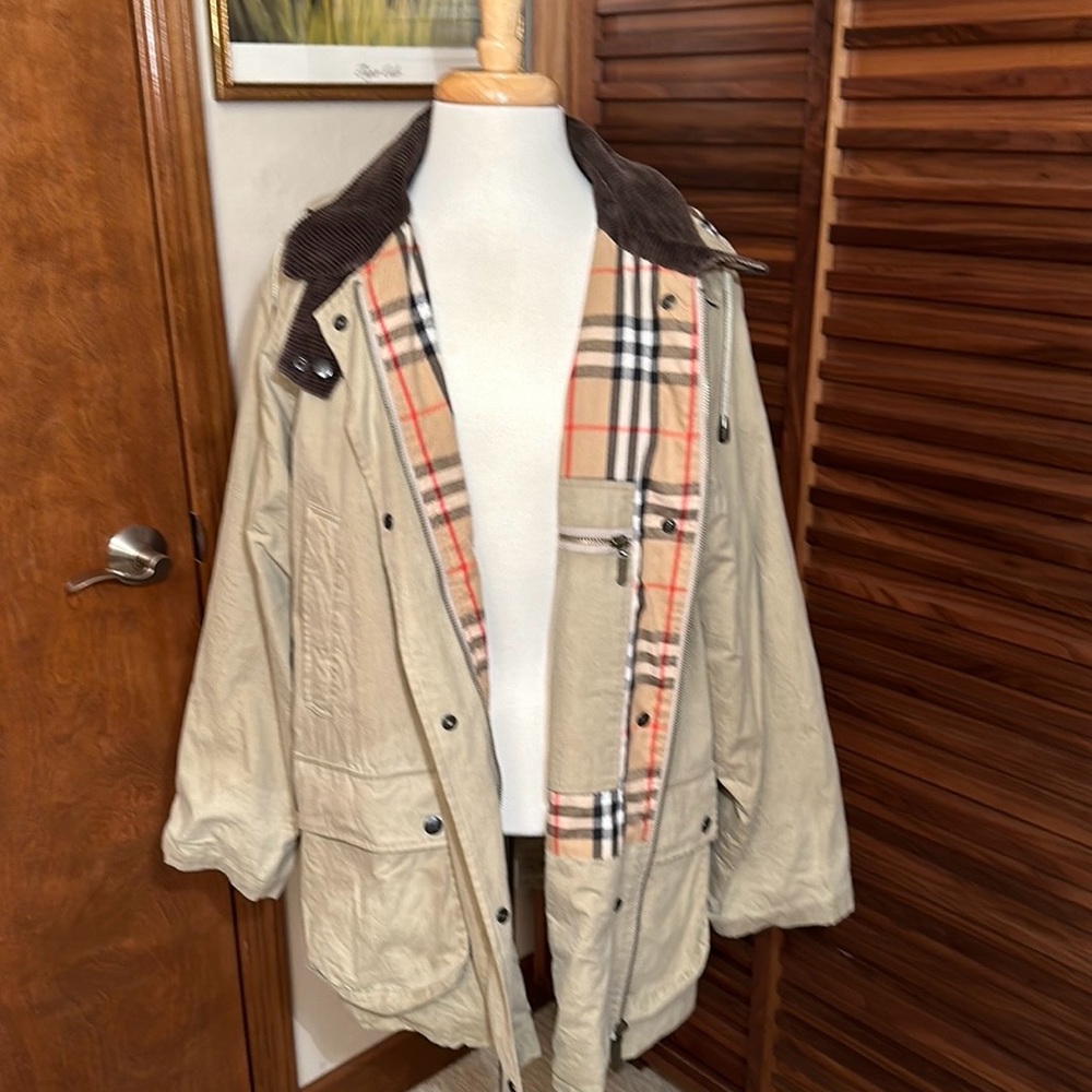 Burberrys London waxed field men’s jacket L
